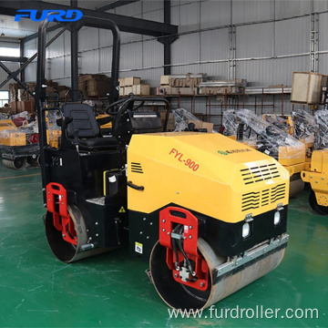 Mini Tandem Drum 1.5ton Road Roller Vibrator for Sale